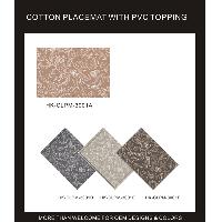 COTTON PLACEMAT WITH PVC TOPPING