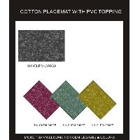 COTTON PLACEMAT WITH PVC TOPPING