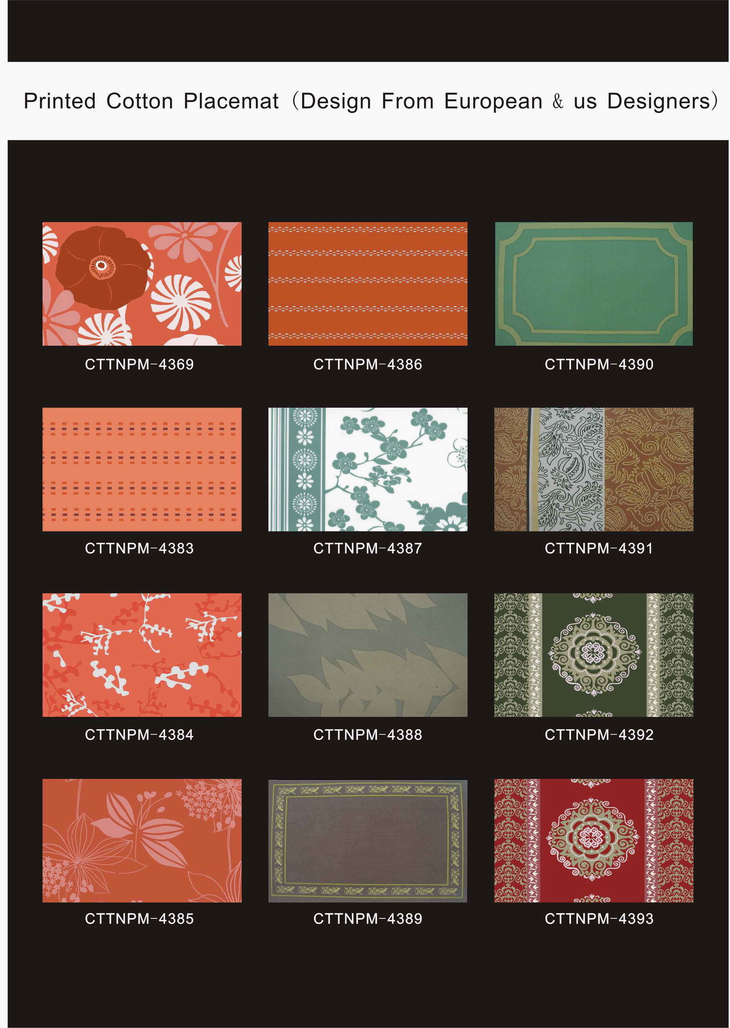 Printed Cotton Placemat
