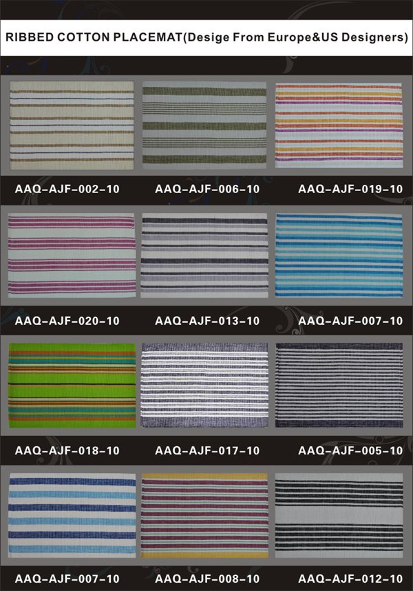 Ribbed Cotton Placemat