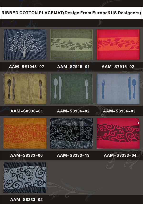 Ribbed Cotton Placemat