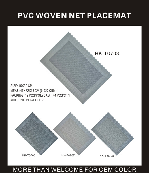 PVC Woven Placemat