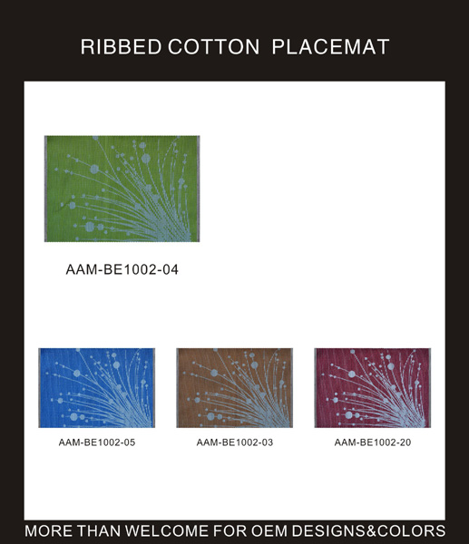 RIBBED COTTON PLACEMAT