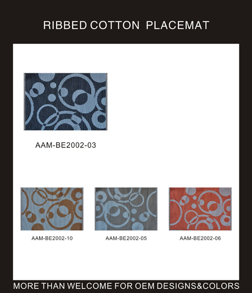 RIBBED COTTON PLACEMAT