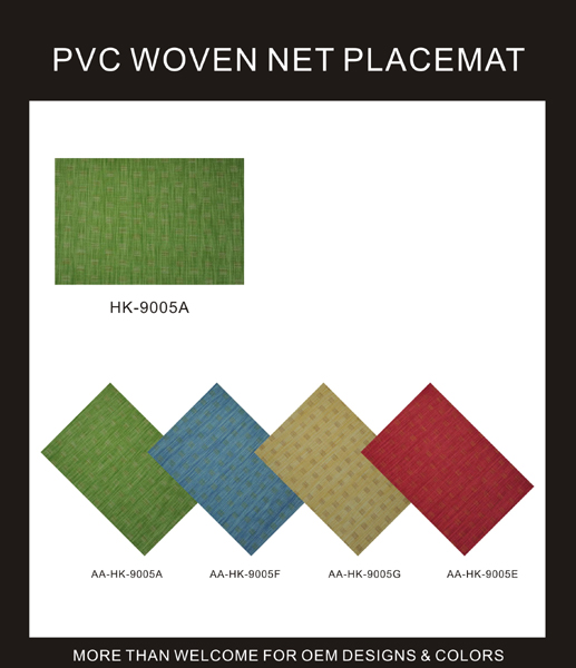 PVC WOVEN NET PLACEMAT