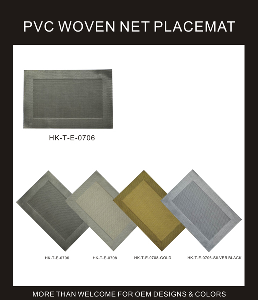 PVC WOVEN NET PLACEMAT
