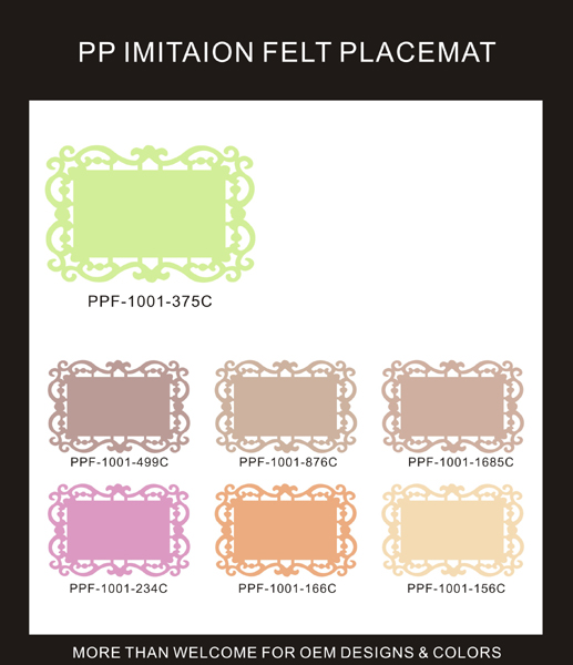 PP IMITATION FELT PLACEMAT