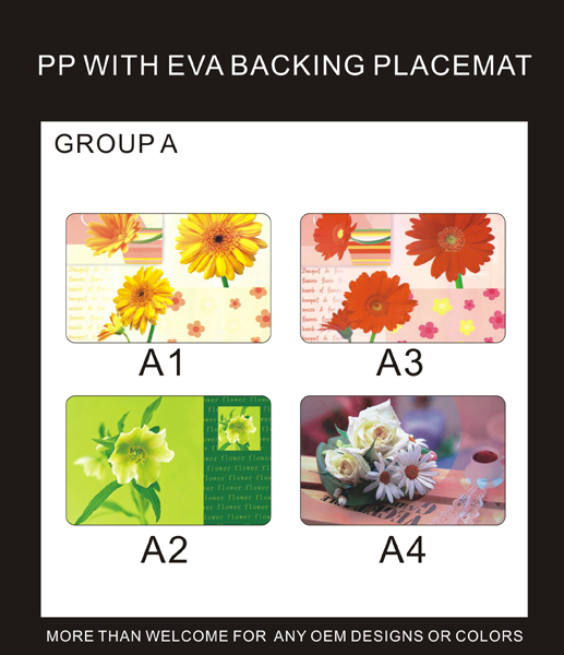 PP WITH EVA BACKING PLACEMAT