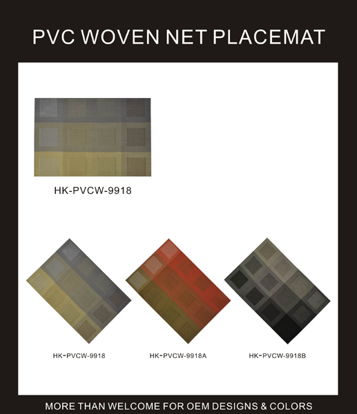 PVC WOVEN NET PLACEMAT