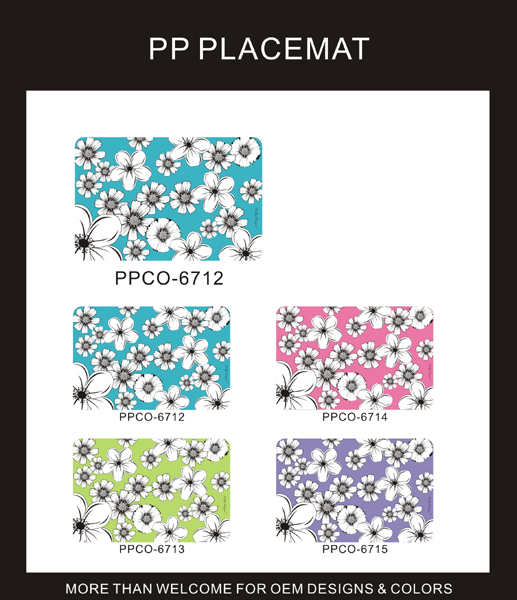 PP PRINTED PLACEMAT