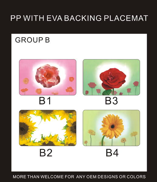 PP WITH EVA BACKING PLACEMAT