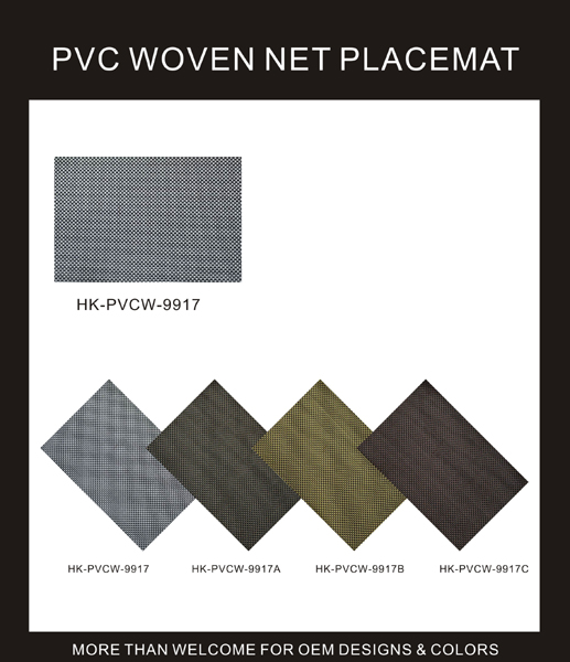 PVC WOVEN NET PLACEMAT
