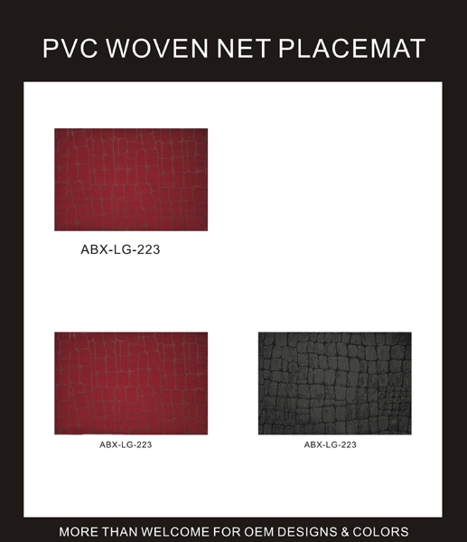 PVC WOVEN NET PLACEMAT
