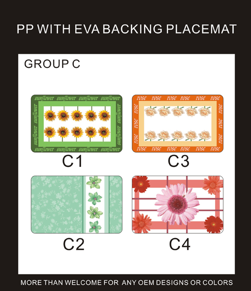 PP WITH EVA BACKING PLACEMAT