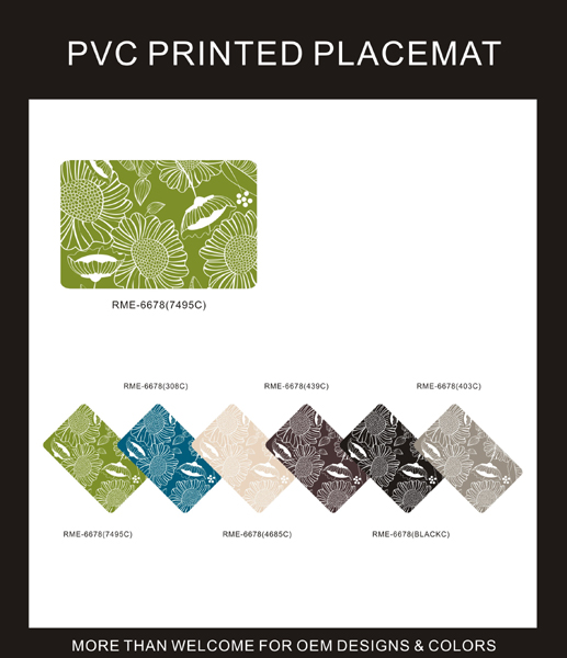 PVC PRINTED PLACEMAT