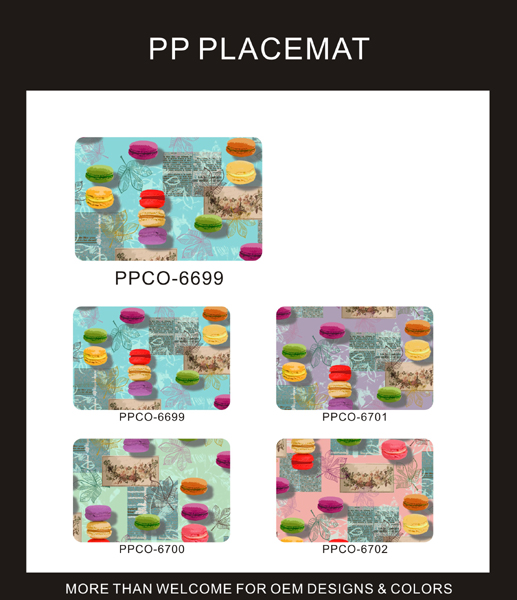 PP PRINTED PLACEMAT