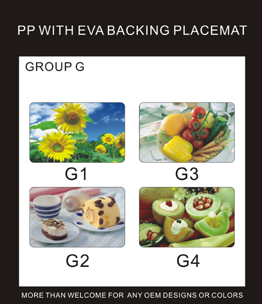 PP WITH EVA BACKING PLACEMAT