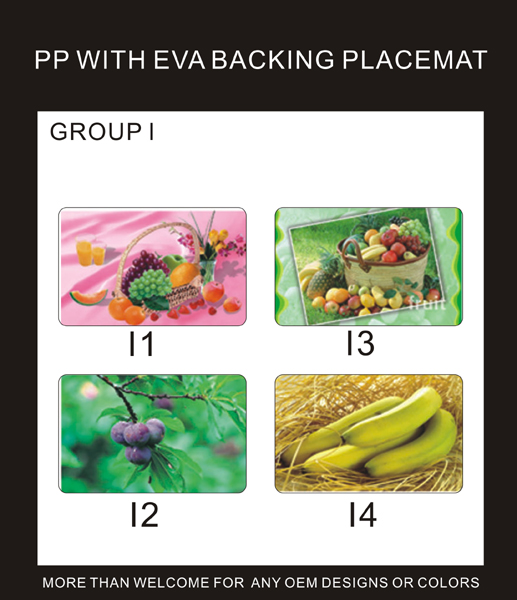 PP WITH EVA BACKING PLACEMAT