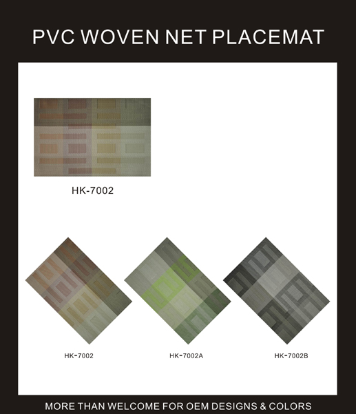 PVC WOVEN NET PLACEMAT
