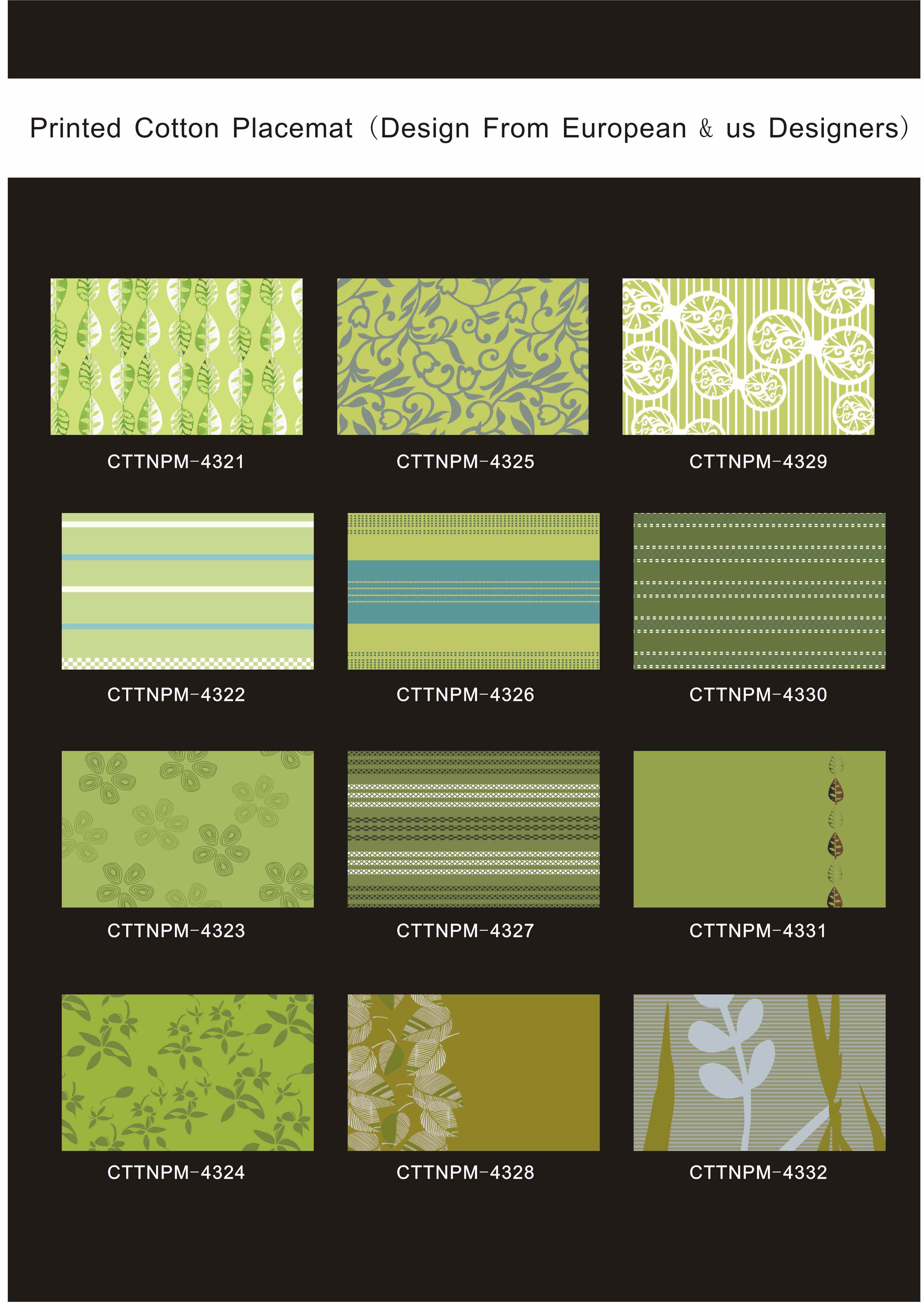 Printed Cotton Placemat