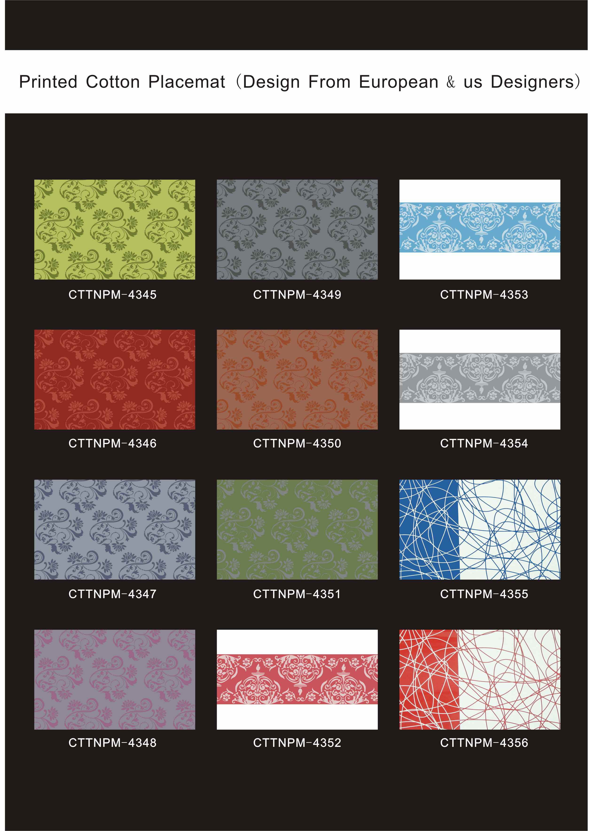 Printed Cotton Placemat