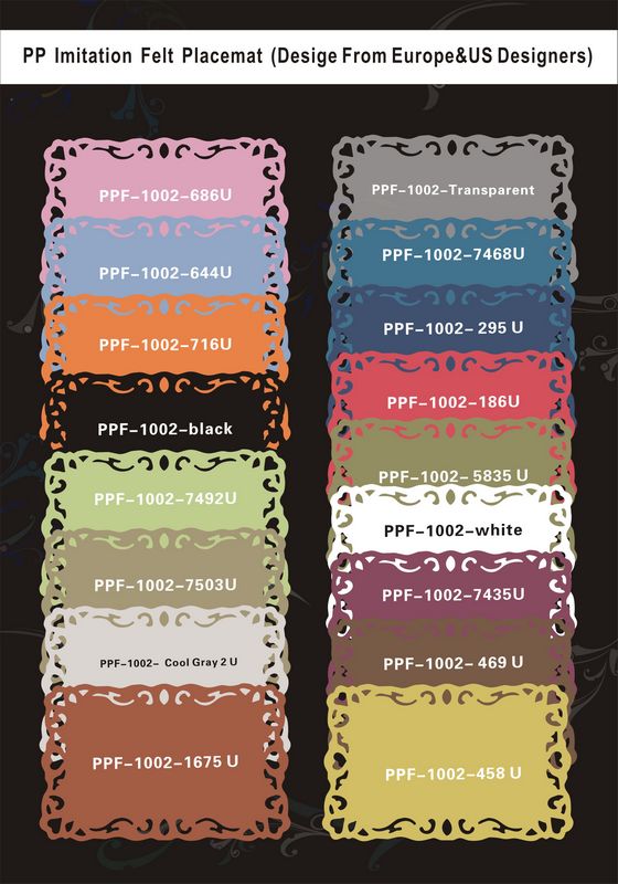 PP Imitation Felt Placemat