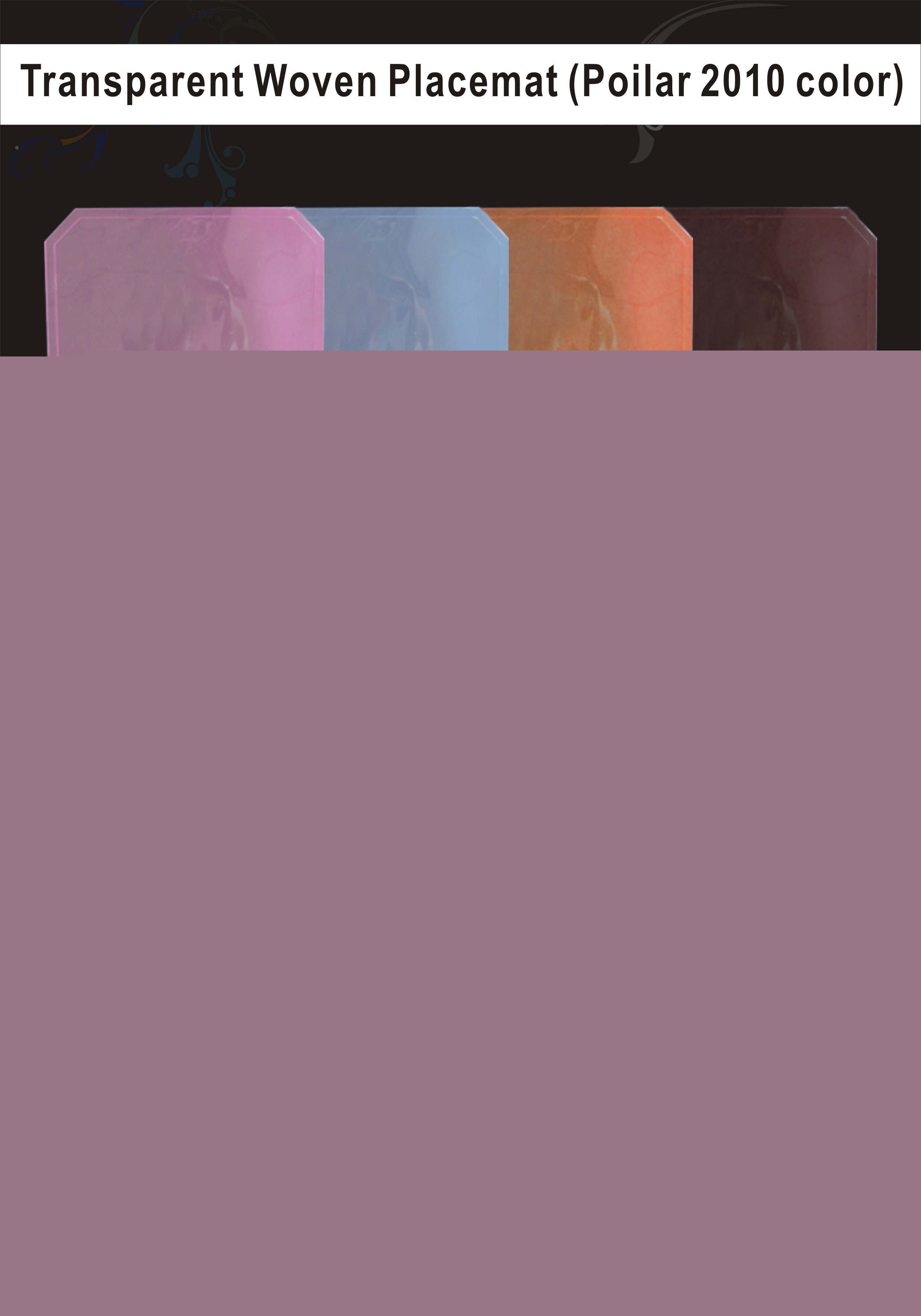 Transparent Woven Placemat