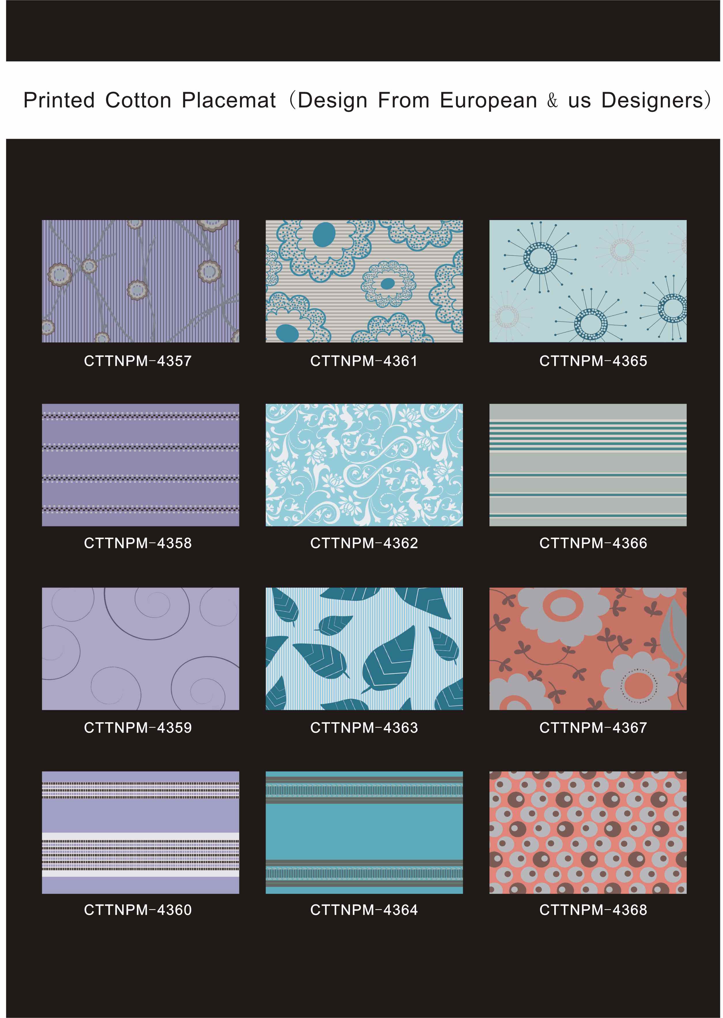 Printed Cotton Placemat