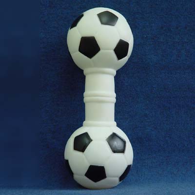 5 inches Vinyl Dumbbell with Soccers Ends