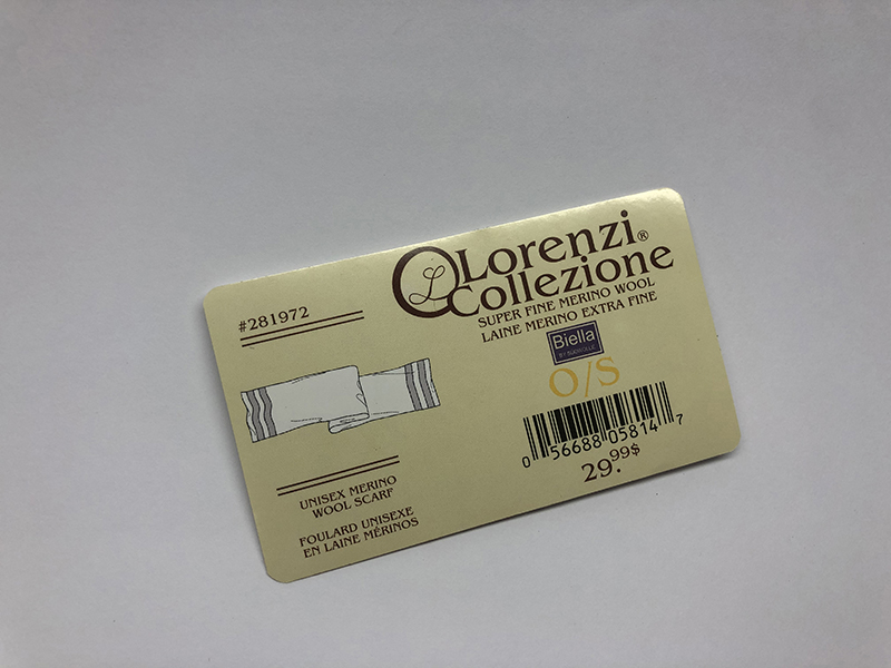 Accessories Packaging Sticker