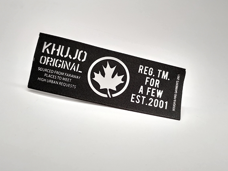 Raised Print Brand Patch