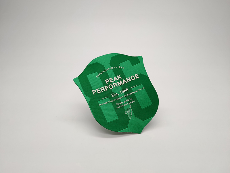 Raised Logo Brand Label