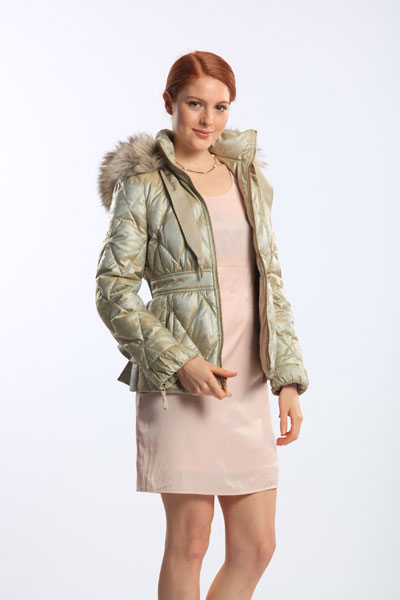 Ladies Woven Down Jacket