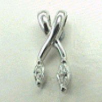 18KW Diamond Pendant