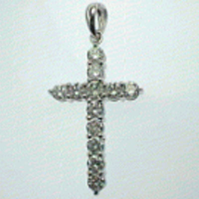 18KW Diamond Pendant