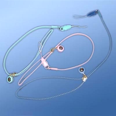 Zipper Neckstrap with Compass Puller