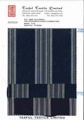 Indigo x Indigo Stripe