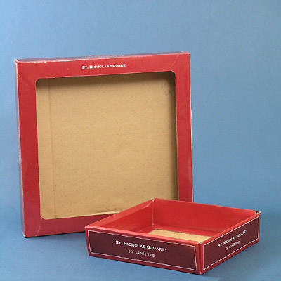Open face box