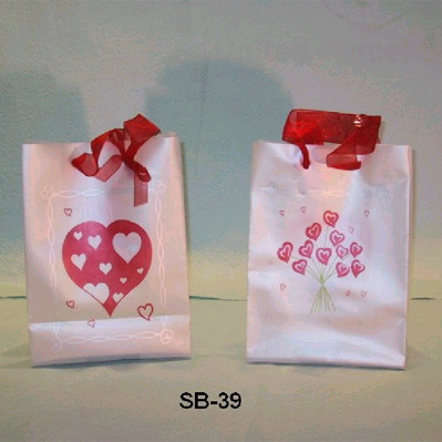 Small Gift Bag with ribbon handles