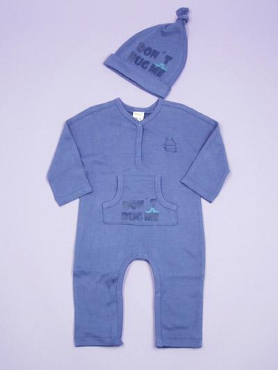 180gm Interlock 2 Pcs Set Sleepsuit W/ Baby Hat