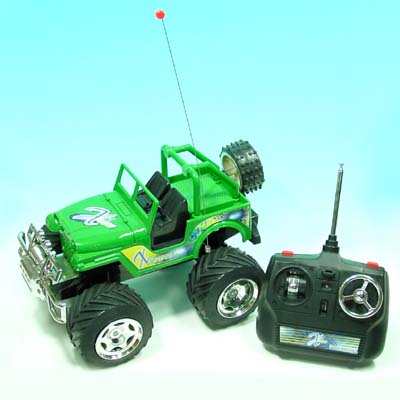 RADIO CONTROL 4 WHEELS CRAZY JEEP