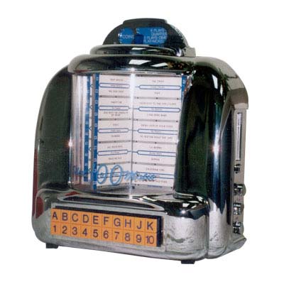 Diner Juke Box radio with cassette player