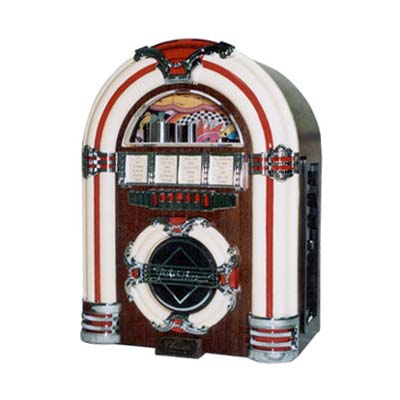 Classic Juke Box radio with cassette player