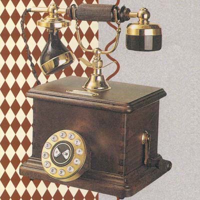 Wooden Antique Telephone - Munich