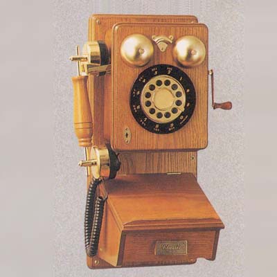 Wooden Antique Telephone - Little Rock