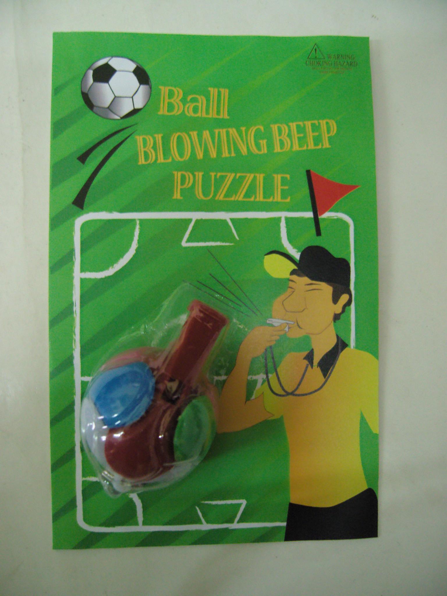 Offer Puzzel ball with whistle items