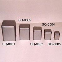 5 Item Square Tin Box Set (can seperate by each Item)