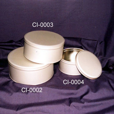 3 Item Round Cookie Tin Box Set(can seperate by each Item)