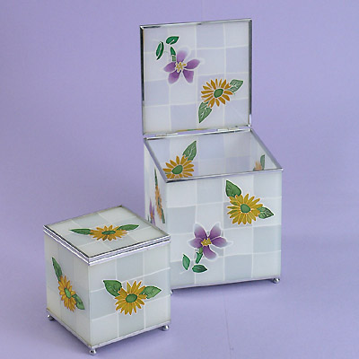 Glass Trinket Box