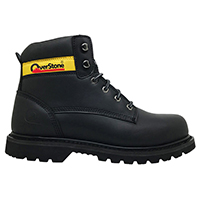 Men's 6 Inch Leather Work Boot with Steel Toe Cap, Penetration Resistant Midsole and Anti-static Functions